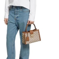 حقيبة Padlock ذات مقبض علوي من قوتشي - متوسطة الحج...