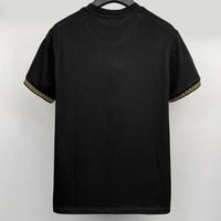 تيشيرت فيرزاتشي الفاخر بشعار ذهبي مطرز