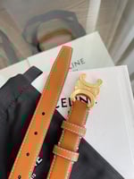 حزام سيلين تريومف وسترن جلدي بعرض 2.5 سم