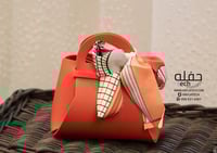 حقيبة جلدية للتوزيعات (مجموع من 5 حقائب) اللون الس...