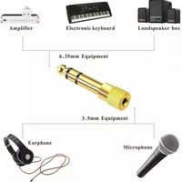 محول جاك من 3.5 ملم الى 6.3 ملم