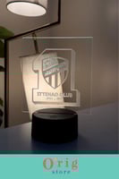 لوح اكريلك شعار الإتحاد بقاعدة مضيئة