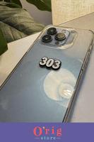 استيكر معدني للجوال 303 بني جرم