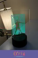 لوح اكريلك كريستيانو رونالدو بقاعدة مضيئة