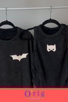 تيشيرت وتوب رفقاء الظلام (موديل رمادي مخلط)