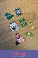 مجموعة استيكرات معدنية لليوم الوطني