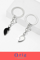 سلاسل مفاتيح نصف القلب (قطعتين)