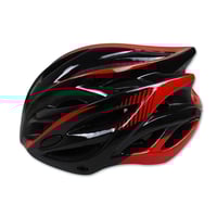 خوذة دراجة هوائية - أسود و أحمر