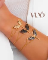 اساور مطلية ذهب