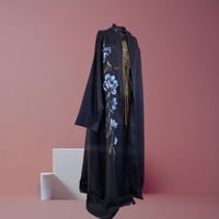 عباية لينن مع رسم يدوي