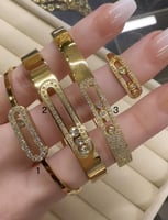 اساور مسيكا مطلية ذهب