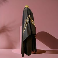 عباية لينن مع رسم يدوي