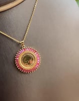 طقم الليرة مطلي ذهب