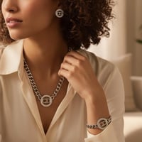 طقم CD مطلي ذهب