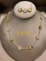 طقم مطلي ذهب