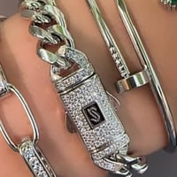 اسوار موديل موناكو مطلي روديوم جودة عالية