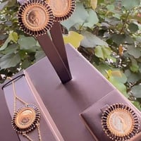 طقم الليرة مطلي ذهب