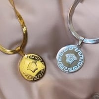 سلسال ستانلس ستيل مطلي ذهب عيار 18