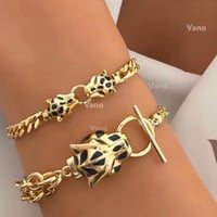 اساور تايجر مطلي ذهب