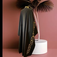 عباية لينن مع رسم يدوي