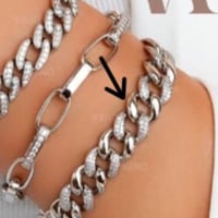 اساور جنزير مطلية ذهب جودة عالية