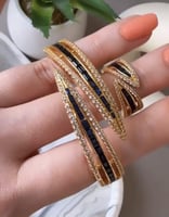 اساور مطلية ذهب جودة عالية