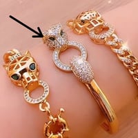 اسوار مطلي ذهب مع خاتم