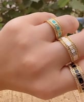 خواتم مطلية