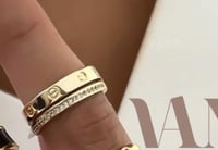 خاتم كارتير مطلي جودة عاليه