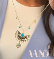 سلسال الشمس مطلي ذهب