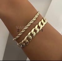 اساور جنزير مطلية