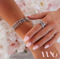 اسوار مسيكا مع خاتم مطلي