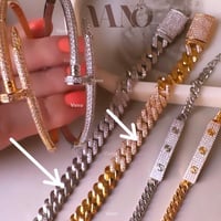 اساور جنزير مطلية