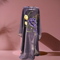 عباية شال مع رسم يدوي