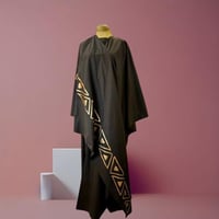 عباية لينن مع رسم يدوي