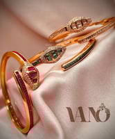 اساور مطلية جودة عالية مع خاتم بولغري