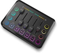 ميكسر صوت العاب RGB متوافق مع بلايستيشن 5 والجوال