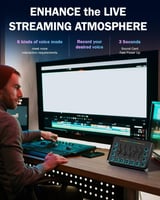 ميكسر صوت العاب RGB متوافق مع بلايستيشن 5 والجوال