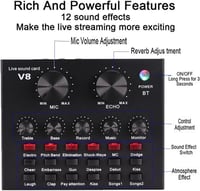 ميكسر صوت LIVE SOUND CARD v8