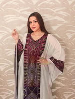 عبايه نسائي بتطريز فلسطيني