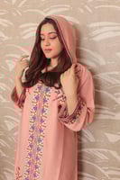 عبايه نسائي مطرزه مع قبعه