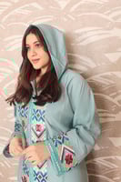 عبايه نسائي مطرزة بقبعه