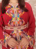 عبايه نسائي مطرزه مع حزام