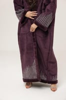 فروه نسائي قماش مخمل كريستال