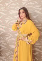 عبايه نسائي مطرزه مع حزام