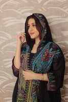 بست نسائي تطريز فلسطيني بقبعه