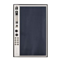 قماش شتوي منقط ازرق