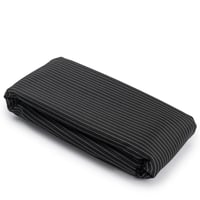 قماش شتوي تقليم متباعد اسود