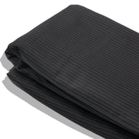 قماش شتوي مقلم متقارب اسود