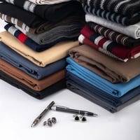 قماش شتوي سادة بيرفكت بني R1